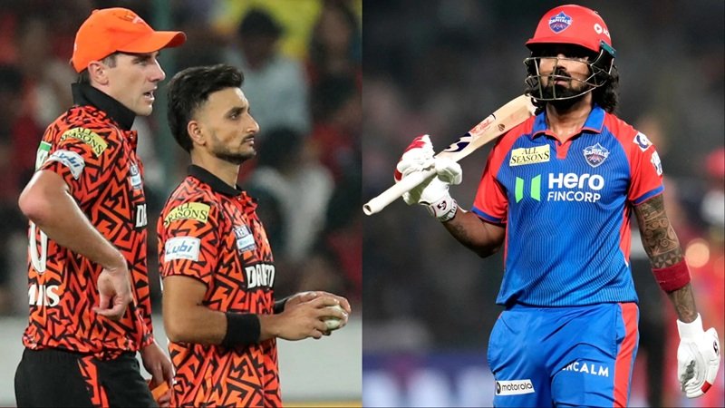 sunrisers hyderabad vs delhi capitals standings