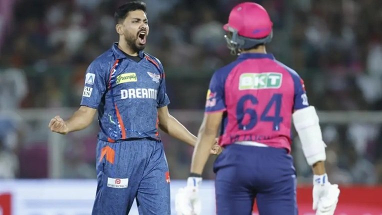 rajasthan royals vs lucknow super giants match scorecard